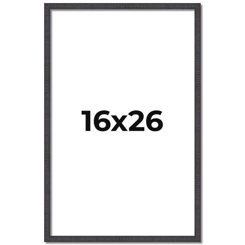 16x26 Frame Brown Picture Frame - Complete Modern Photo Frame Includes