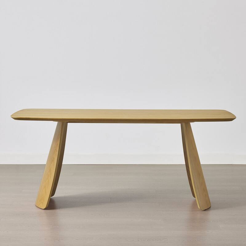 Spruce & Spring 5-Piece Modern Dining Table Set with Upholstered Chairs and Butterfly-Leg Base Table