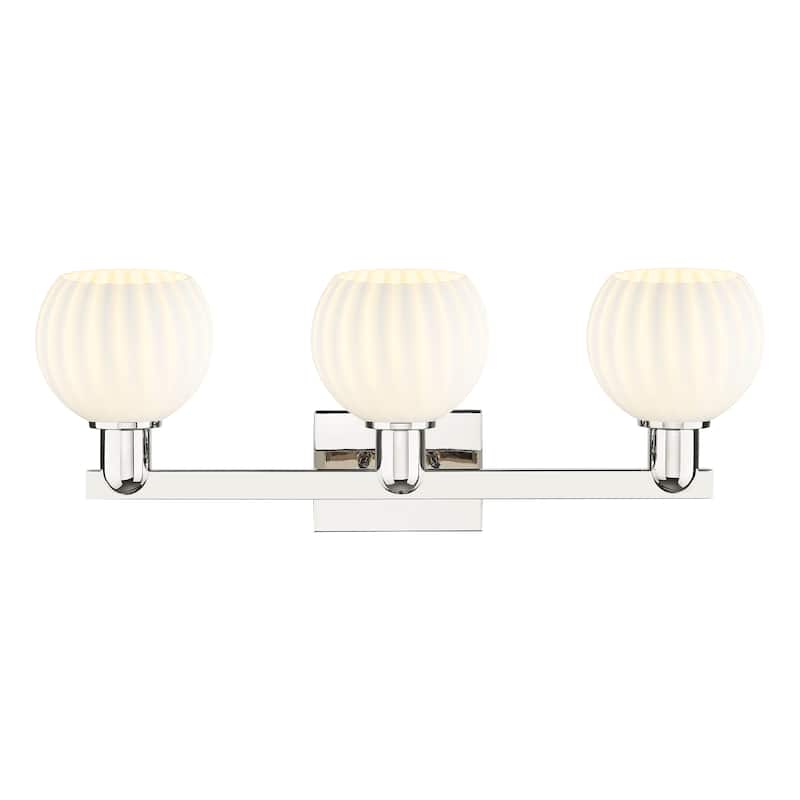 Innovations Lighting Endless Possibilities Arcadia - White Venetian - 3 Light 25" Bath Vanity Light