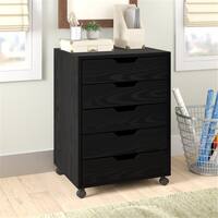 Black Wood Filing Cabinets File Storage Shop Online At Overstock