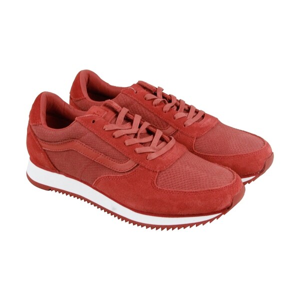 red vans shoes mens