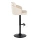 preview thumbnail 51 of 53, Porch & Den Dahlia Adjustable Bar Stool with Rounded T Footrest (Set of 2)