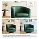 preview thumbnail 15 of 143, Modern 360°Swivel Accent Chairs Barrel Armchairs