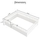 preview thumbnail 3 of 15, Full Size Floor Bed with Super High Security Barrier