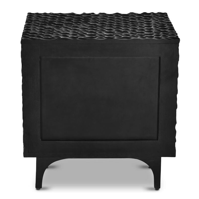 Poly & Bark Chennai Nightstand - Handcrafted Solid Wood