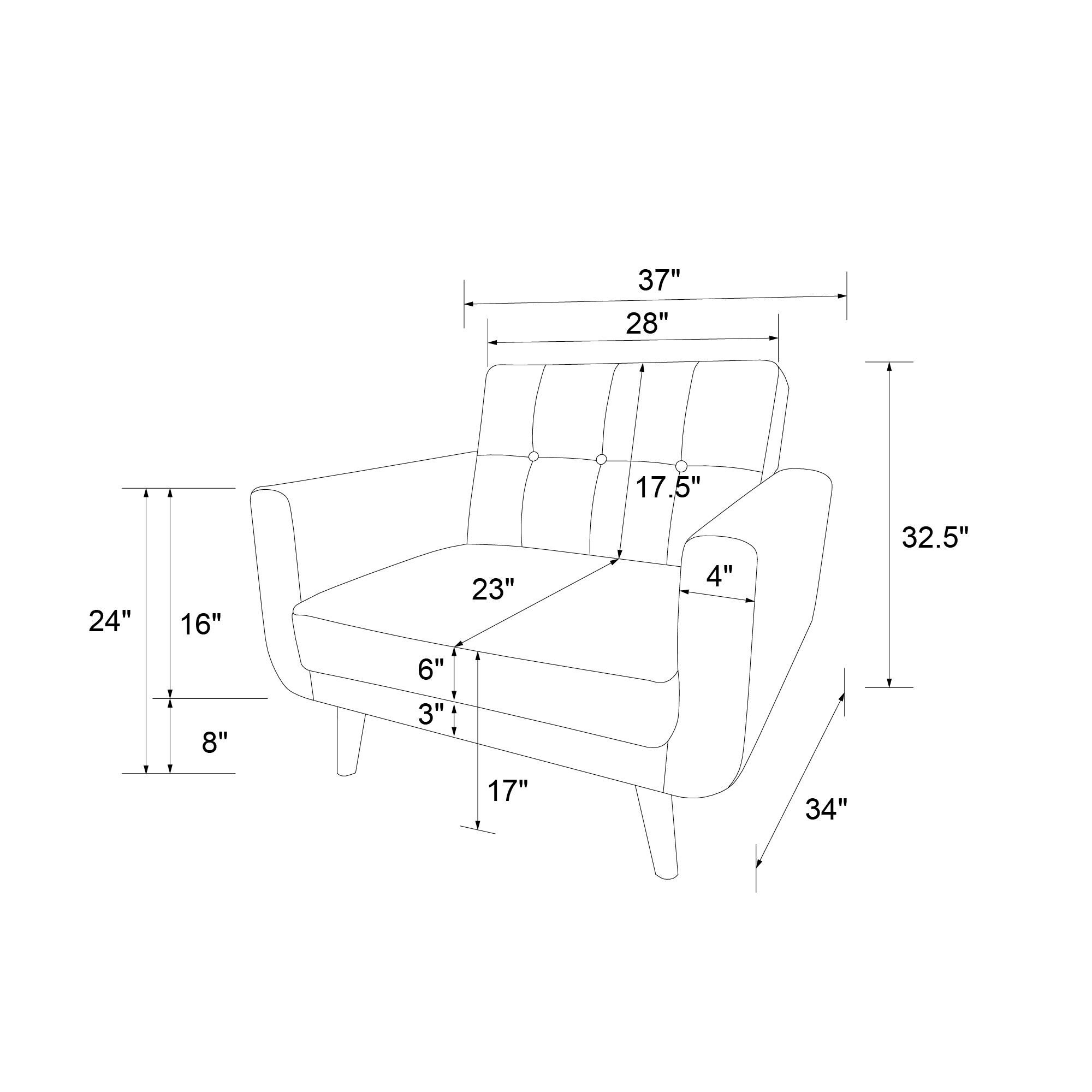 Avenue Greene Fania Faux Leather Modern Chair On Sale Bed Bath