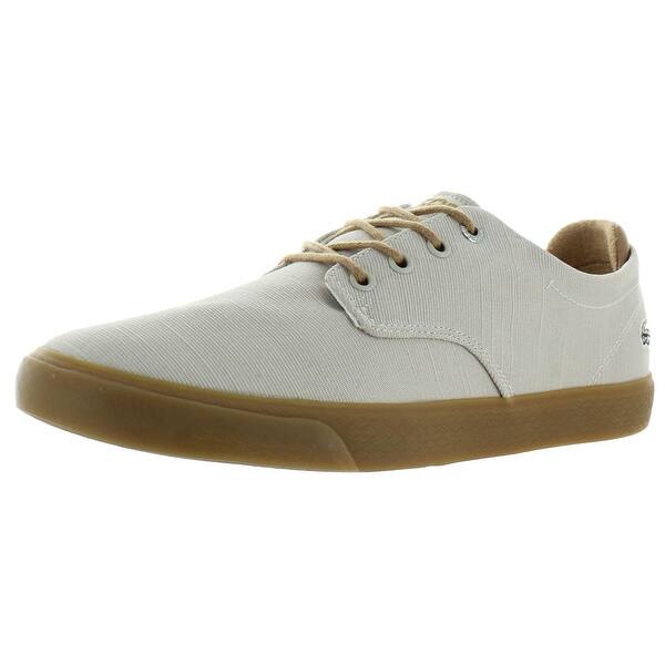 Shop Lacoste Boys Esparre 119 2 Casual Shoes Big Kid Canvas Off