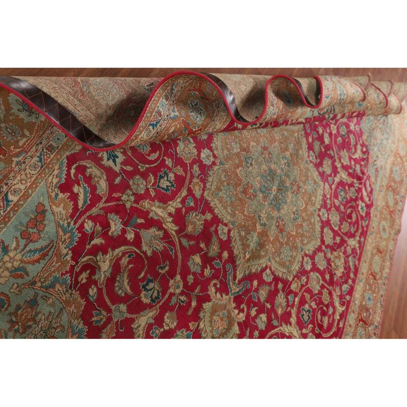 Tabriz Persian Vintage Rug Hand-Knotted Wool Carpet - 7'11"x 11'1"