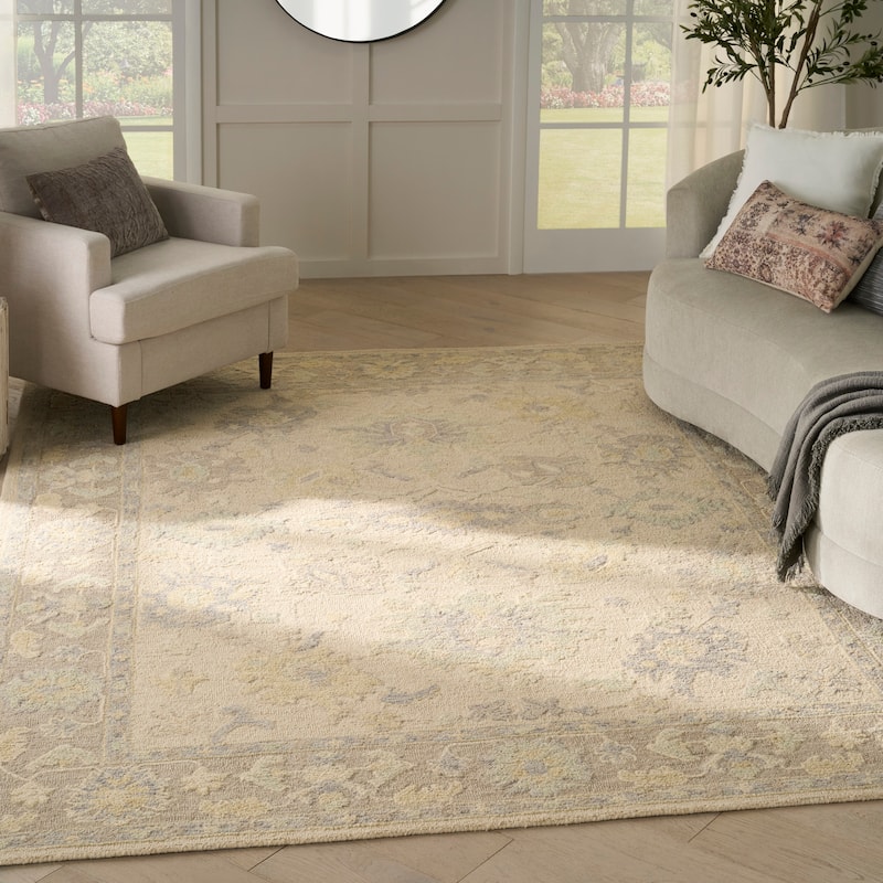 Nourison Maison Indoor only Cream / Ivory Persian Area Rug