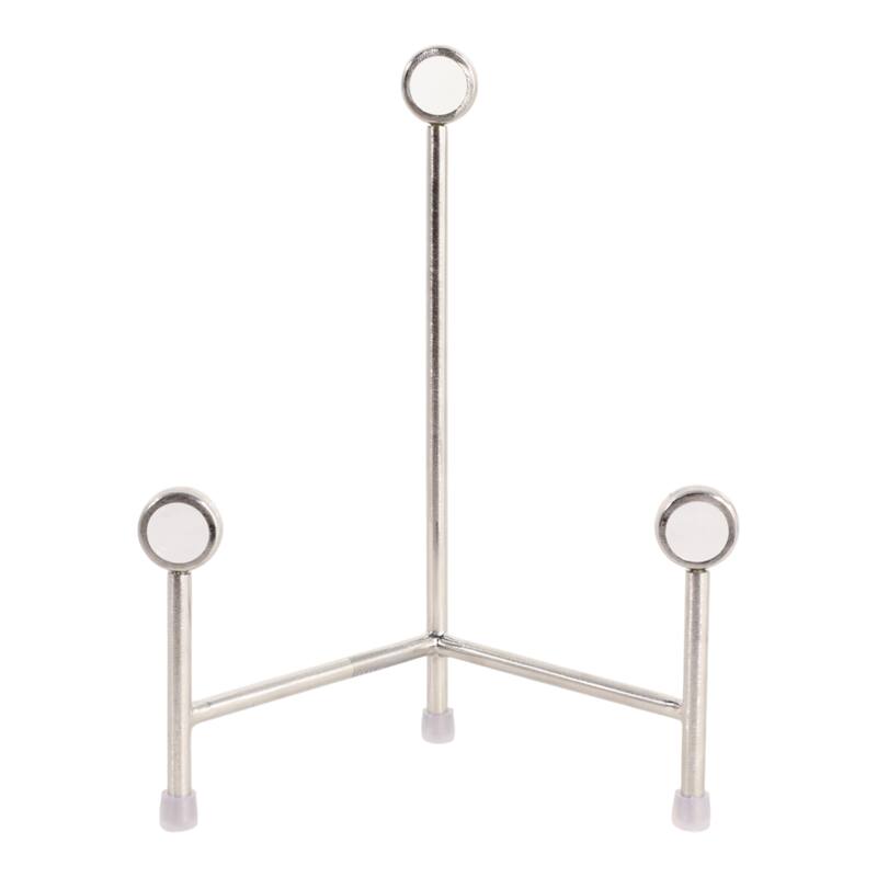 Stylish Metal and Acrylic Easel Stand Decorative Object