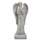 preview thumbnail 4 of 10, Light Grey Resin Praying Angel Garden Statue