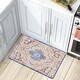 preview thumbnail 34 of 40, World Rug Gallery Distressed Bohemian Vintage Anti-fatigue Standing Mat 18" x 30" - Blue