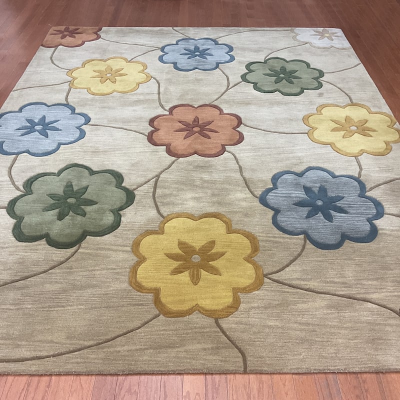 HERAT ORIENTAL Handmade Tibetan Wool Rug - 8' x 10'
