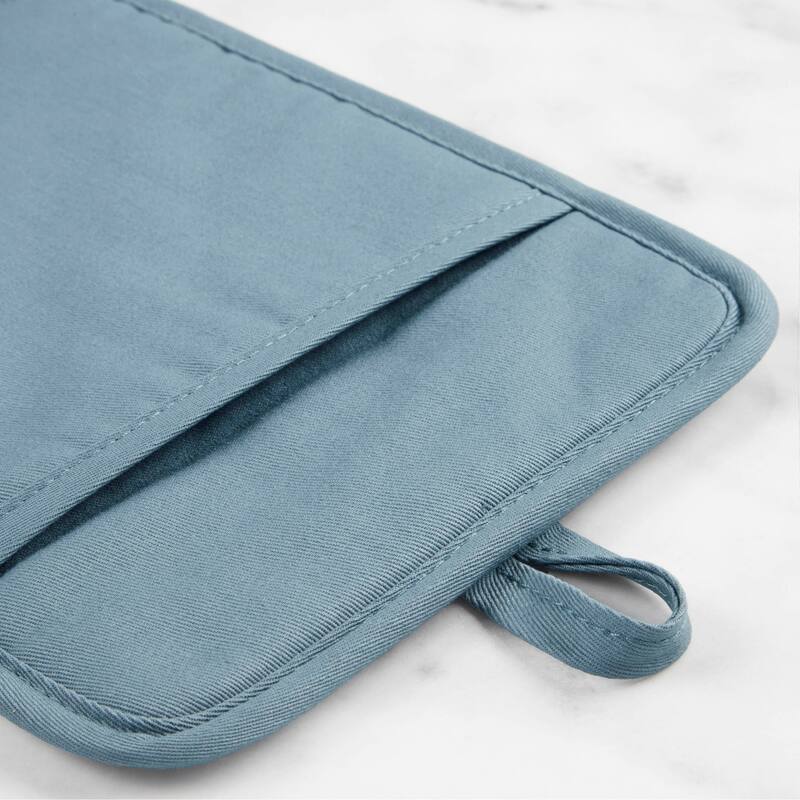 KitchenAid Ribbed Soft Silicone Pot Holder 2-Pack Set, 7"x9"