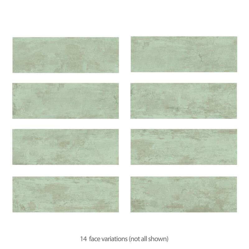 Merola Tile Habanera Verde 11-7/8" x 35-1/2" Ceramic Wall Tile