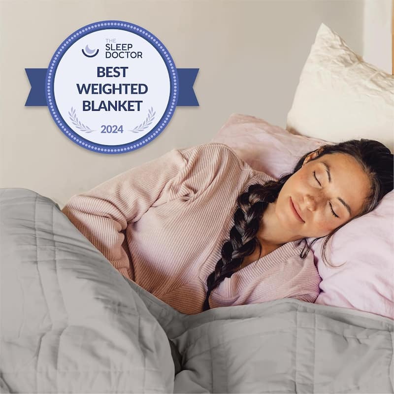 Cool Cotton Weighted Blanket - 12lb Throw