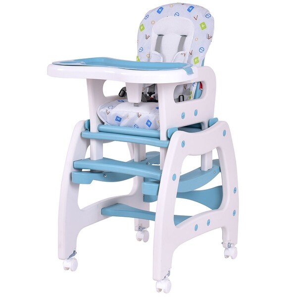 3 in 1 baby high chair convertible play table