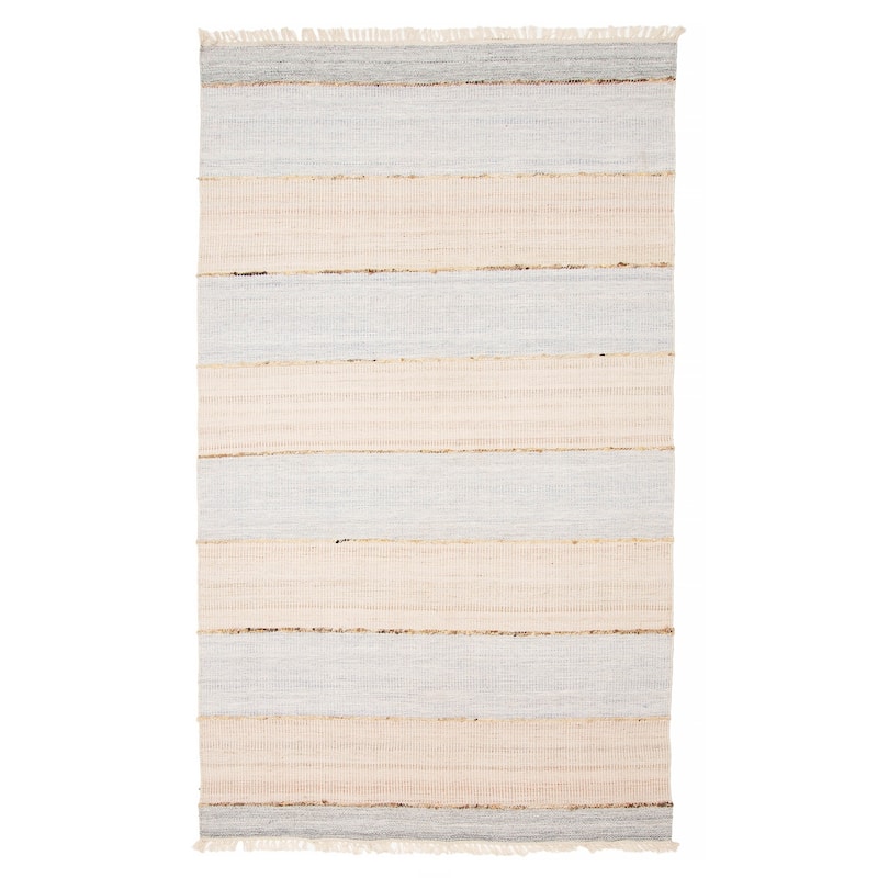 Sienna Beige, Grey Rug 4'11" x 8'3" - 4'11 x 8'3 - Beige/ Grey - 4'11 x 8'3