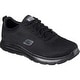 Skechers Men's Work Relaxed Fit Flex Advantage Bendon SR Sneaker Black - Thumbnail 0