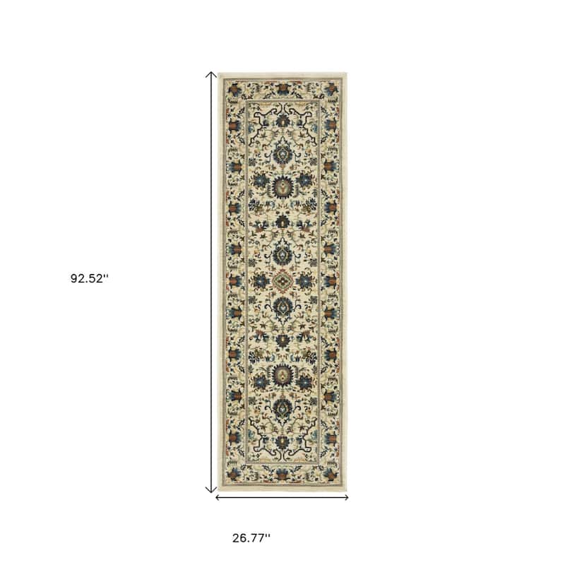 HomeRootsOriental Traditional Runner Area Rug