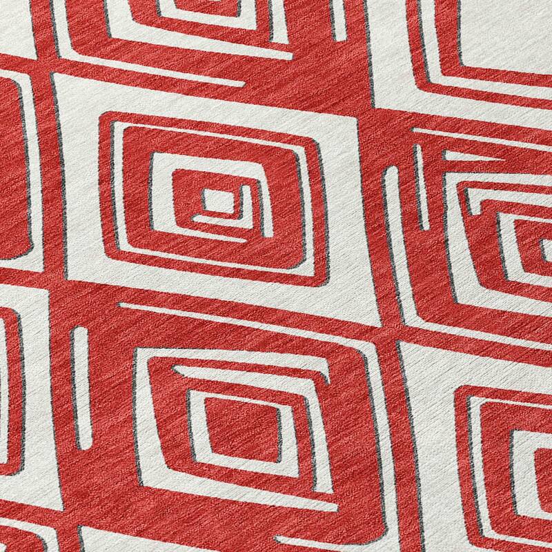 Machine Washable Indoor/ Outdoor Chantille Contemporary Diamonds Rug