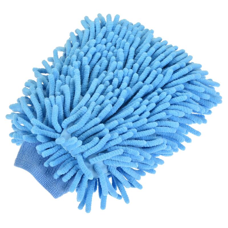 Microfiber Soft Wash Mitten Double Sided Dusting Glove for Cleaning