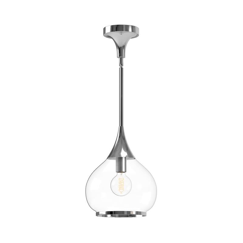 Alora Lighting PD524110CL Hazel 10" Wide Pendant with Clear Glass - Chrome