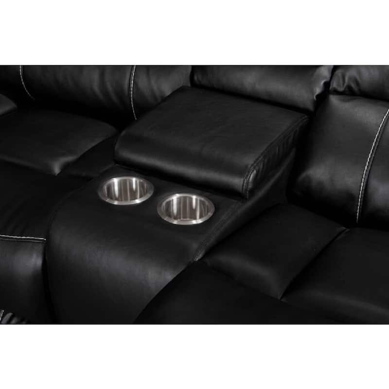 Modern Electric-Powered Reclining Modular Sectional Sofa with USB