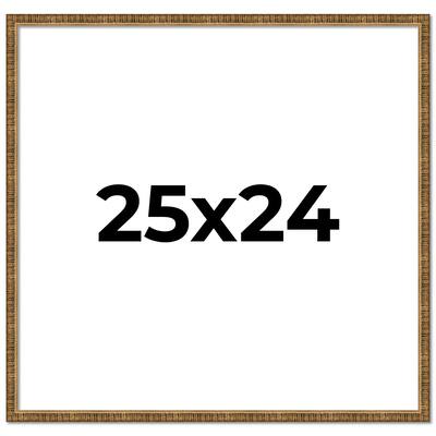 25x24 Frame Gold Solid Wood Picture Frame - Complete Modern Photo