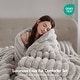 preview thumbnail 8 of 37, Madison Park Jasmine Ultrasoft Faux Fur Ribbed Comforter Set