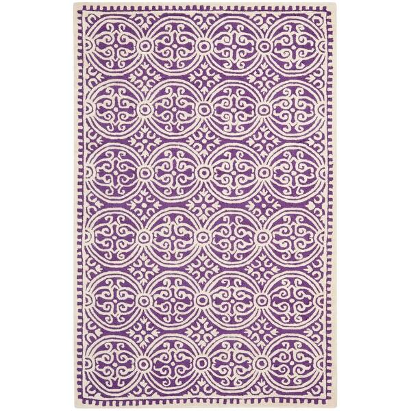Safavieh Cambridge Collection CAM145J Handmade Moroccan Premium Wool Area Rug 6' x 9' Beige Ivory Safavieh Cambridge Collection CAM145J Handmade Moroccan Premium Wool Area Rug 6' x 9' Beige Ivory
