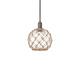 Option Oil Rubbed Bronze / Clear Glass with Brown Rope