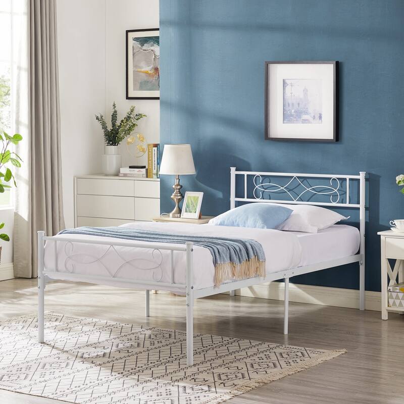 VECELO Modern Platform Bed Frame,Twin/Full/Queen Size Bedframe