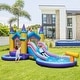 preview thumbnail 1 of 6, Inflatable Water Slide Ocean Bounce House Water Park w/ Blower