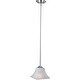preview thumbnail 1 of 0, Aurora 1-Light Mini Pendant - satin nickel