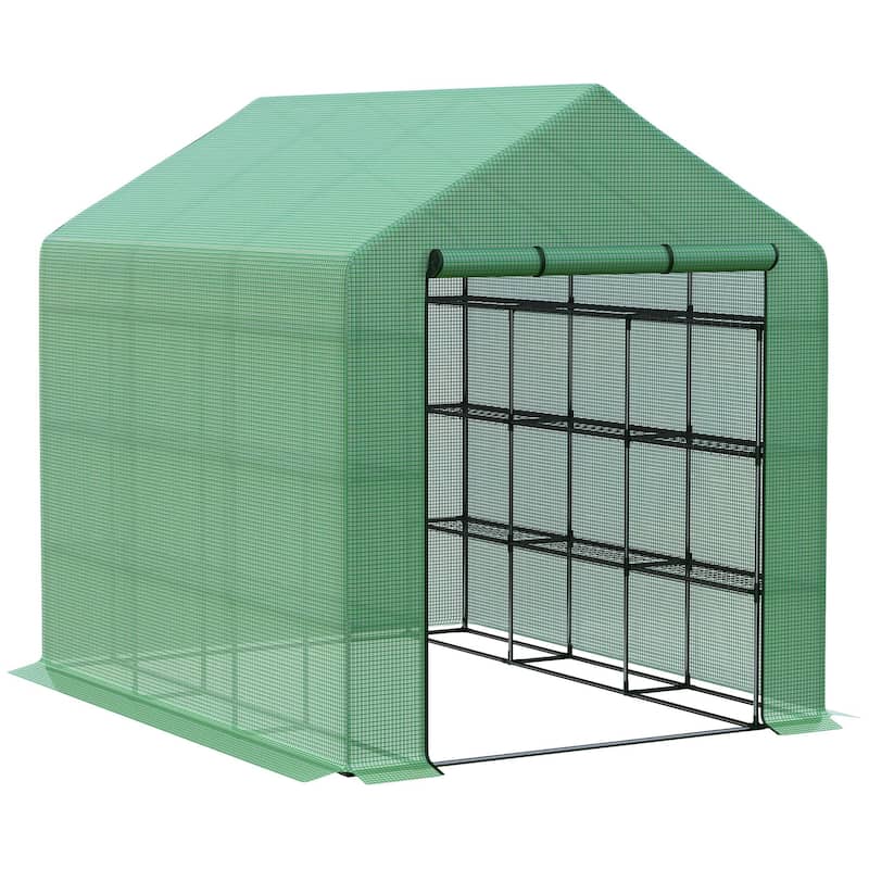 8' X 6' X 7' Portable Water/uv Walk-in Greenhouse