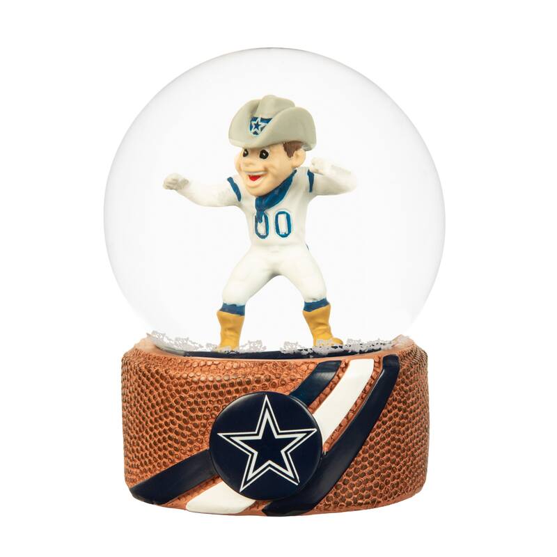 Dallas Cowboys 5 in. Glass Tabletop Snow Globe