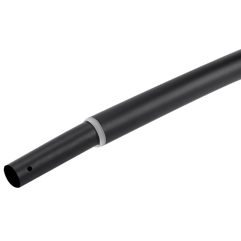 Design House Adjustable Curved Shower Rod Matte Black Shower Curtain Rod - 44-Inch to 66-Inch