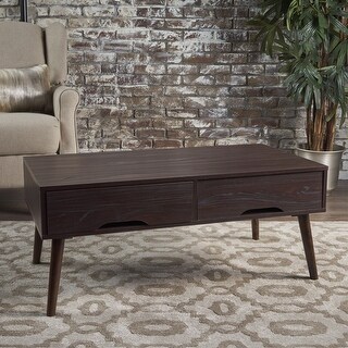 Mid Century Modern Finished Fiberboard Coffee Table - Bed Bath & Beyond ...