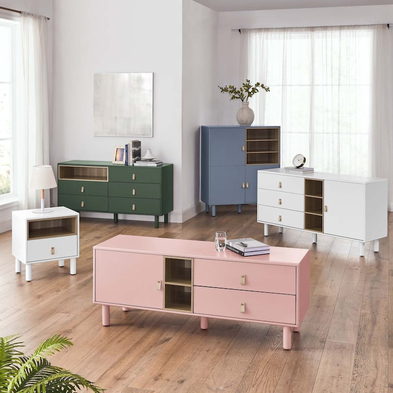 Modern style bedside table Nightstand with drawer