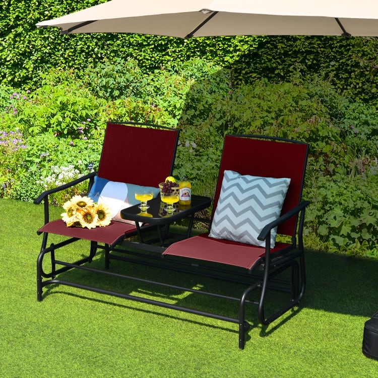 Comfortable 2-Person Loveseat for Patio and Garden - 57" x 28" x 38" (L x W x H)