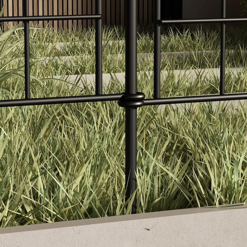 Landscape Wrought Wire Border Folding Patio Fences Flower Bed Fencing