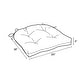 preview thumbnail 6 of 6, ARDEN Outdoor 18 x 20 in. Wicker Chair Cushion