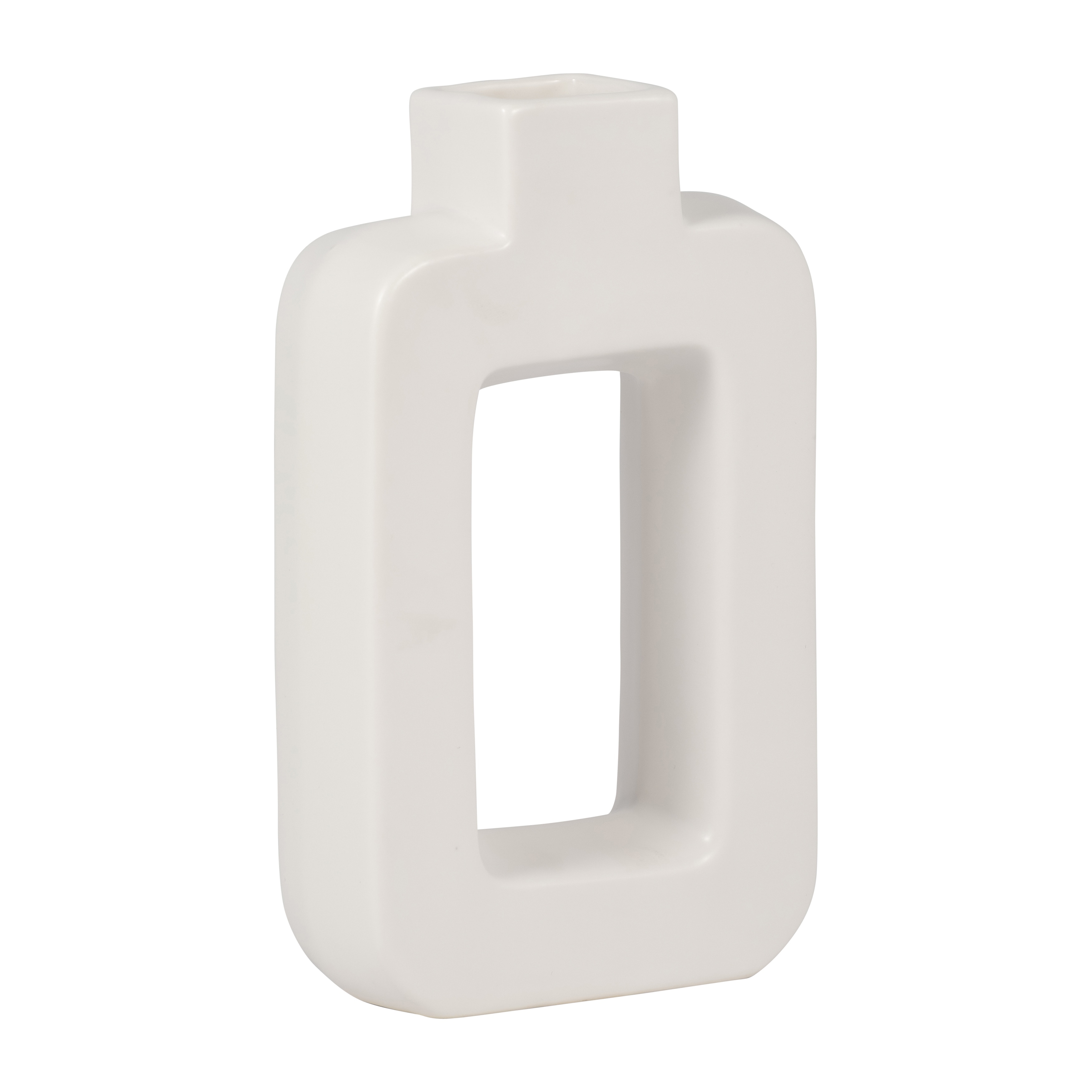 Sagebrook Home Ceramic Open Cut-Out Vase