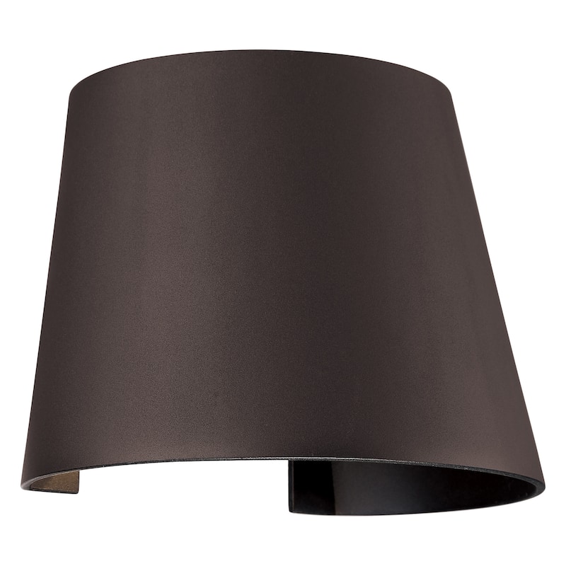 Access Lighting Cone 6" Tall LED Outdoor Wall Sconce - 3000K - Bronze