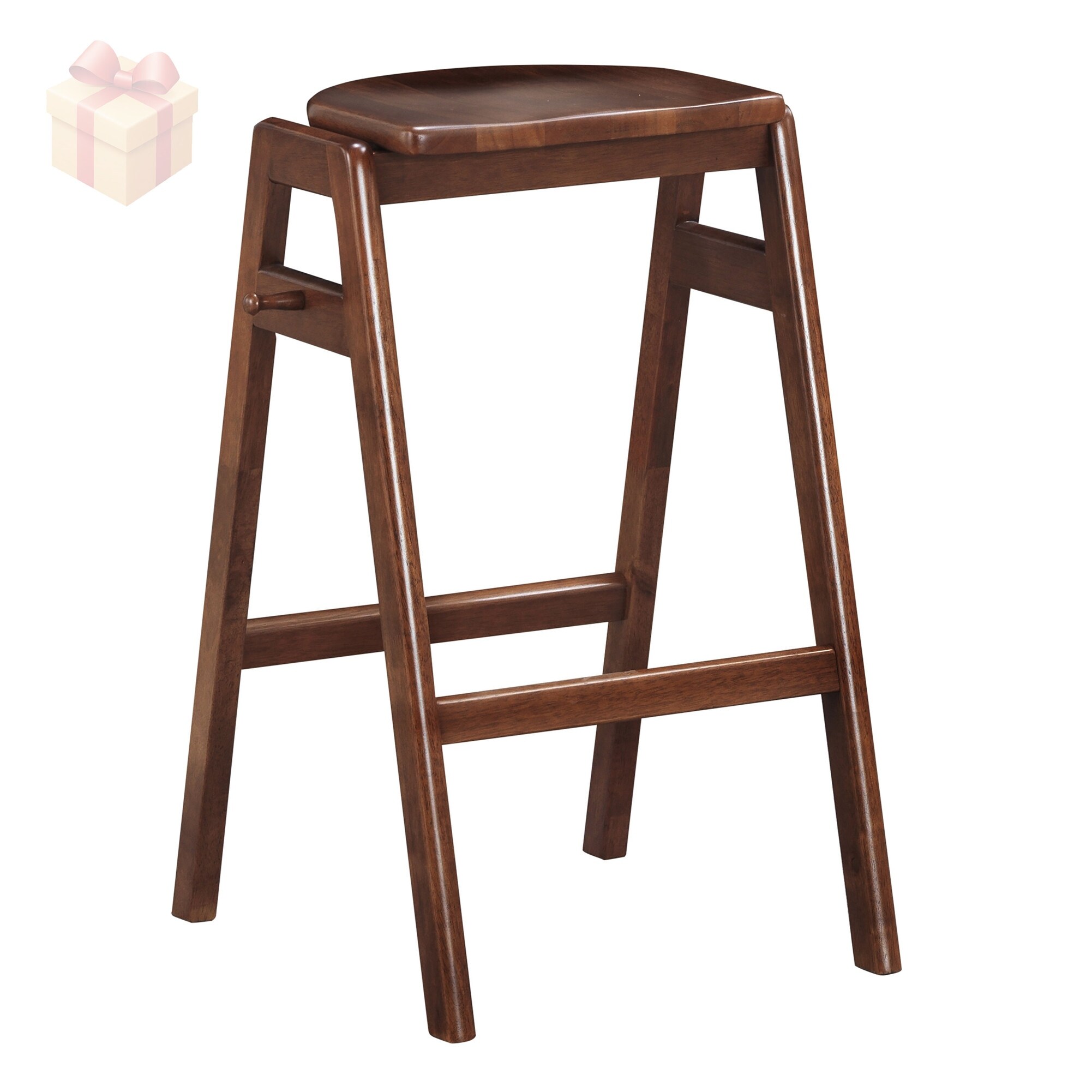 Luxurious Velvet Barstools with Stylish Design and Sturdy Construction, Set of 2, Perfect for Modern Interiors