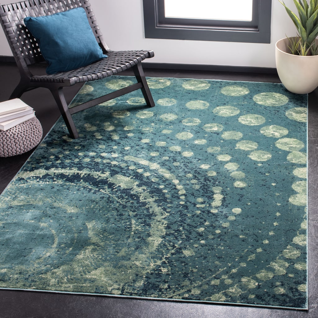 SAFAVIEH Constellation Vintage Boho Irene Modern Abstract Viscose Rug