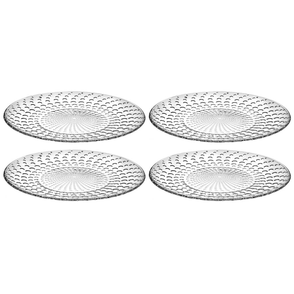 Majestic Gifts Inc. Glass Dinner Plate - Set/4 - 10.2" Diameter