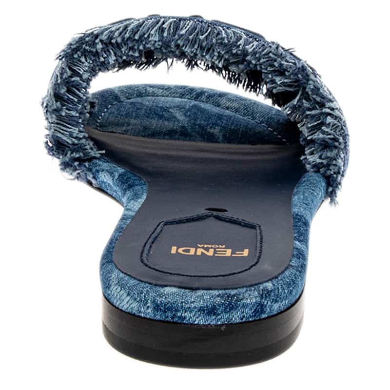 Fendi Sunshine Denim Slides