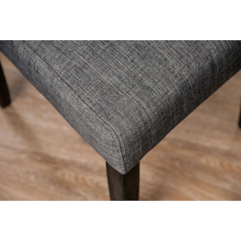 Copper Grove Chalwa Tufted Linen Fabric Dining Chairs (Set of 2)